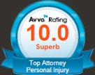 Avvo | Rating 10.0 | Superb | Top Attorney Personal Injury